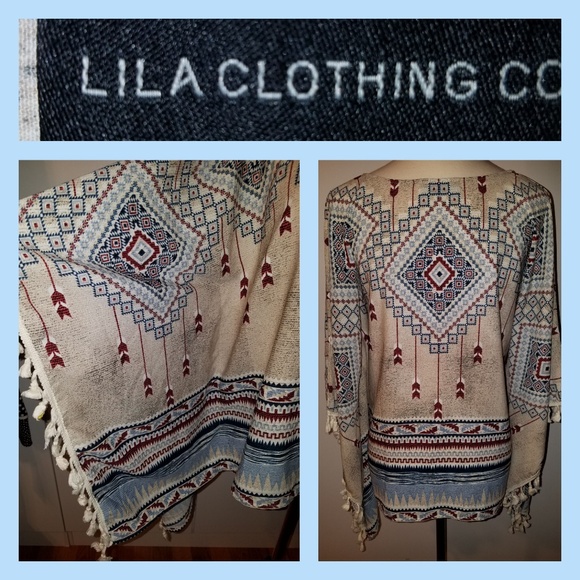 Lila Clothing Tops - Tribal Print Top